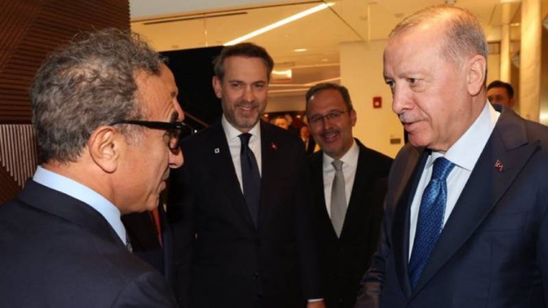 erdogan turkiye abd is konseyi baskani hamdi ulukaya ve abdli ust duzey sirket yoneticileriyle gorustu Jeyc5dpR